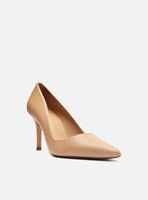 SCARPIN NUDE COURO BICO FINO SALTO MÉDIO A 10253 0001 0289 AREZZO - Vintedoisk
